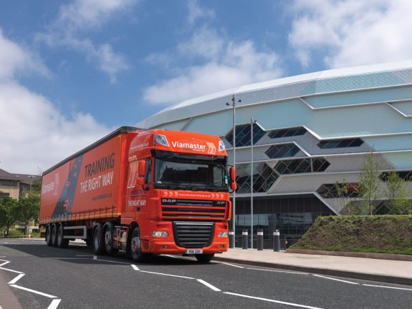 Viamaster Training Truck on the road